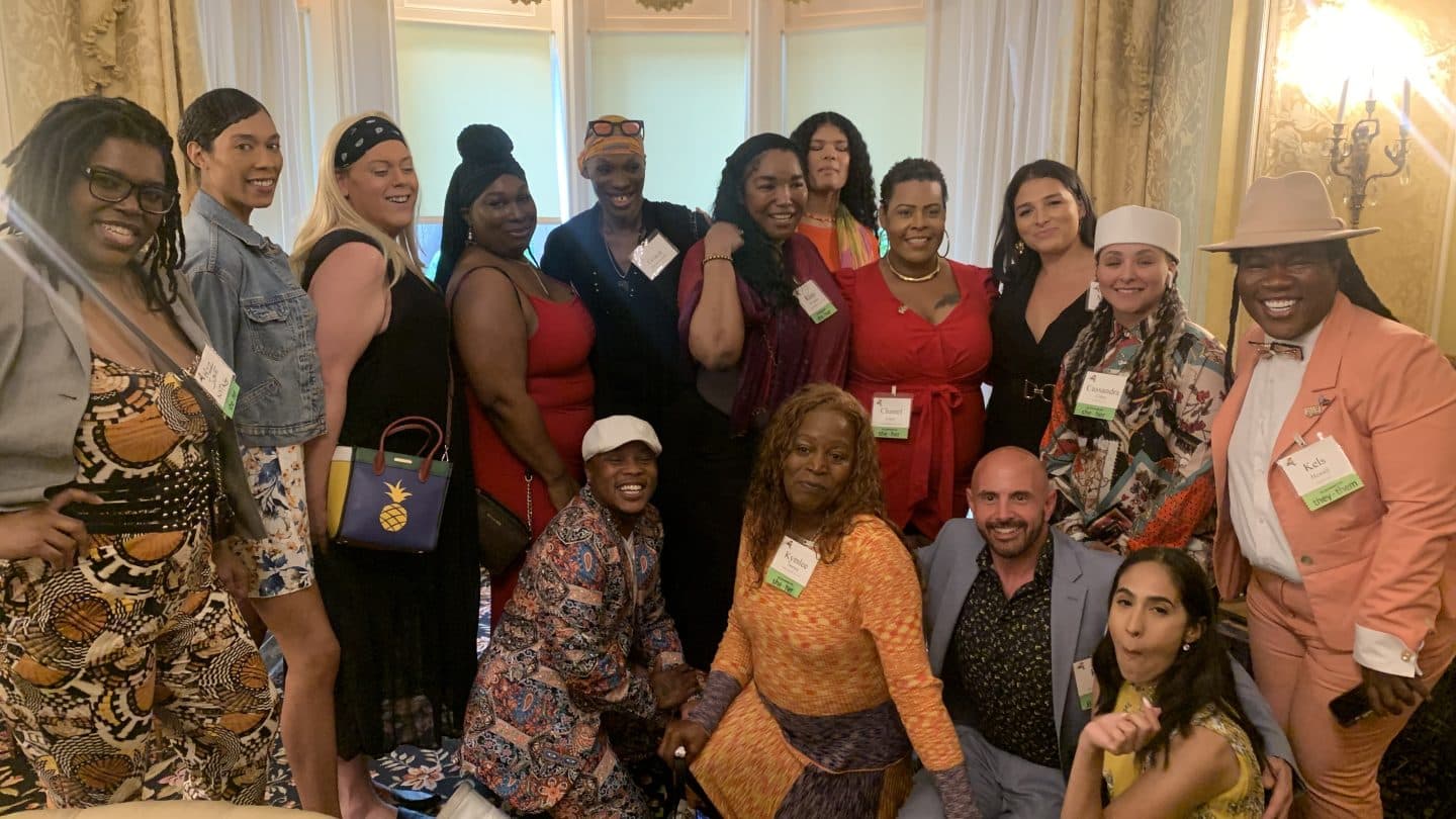 Grace and other advocates were honored by Gov. Hochul at a 2023 Pride luncheon at the Executive Mansion