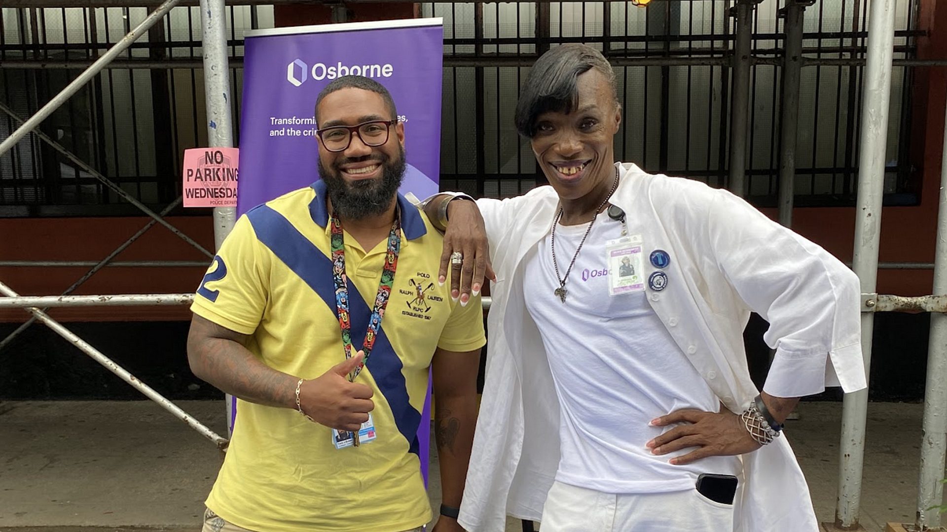 Grace and a provider partner at last year's health fair