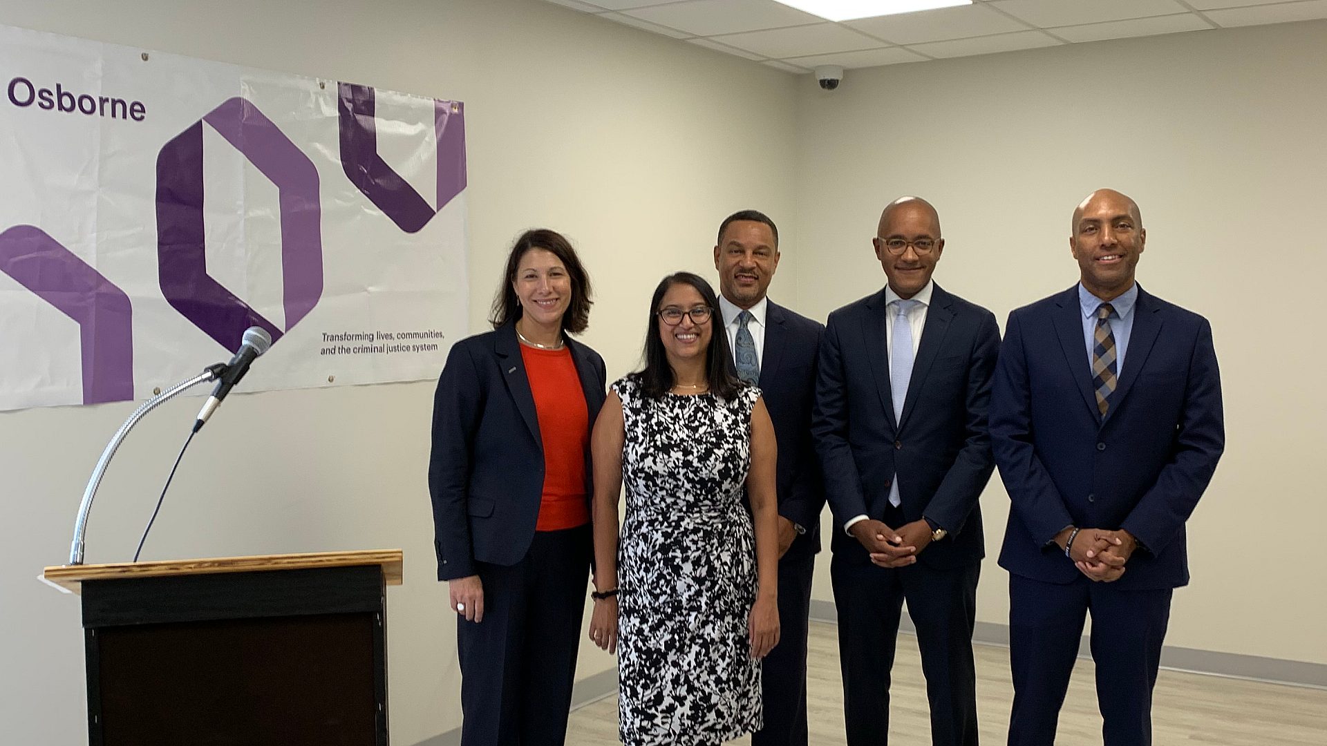 BJA speakers from left to right: Ruby Qazilbash, Archana Jarayam, Breon Peace, Damian Williams, Karhlton Moore